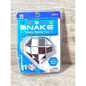 Magic Snake Twisty Puzzle Toy Create Endless Shapes Ages 4+ Contemporary Puzzles